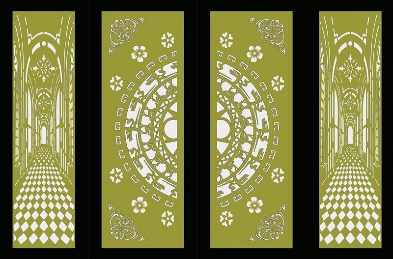 Mẫu cửa sắt cnc đẹp