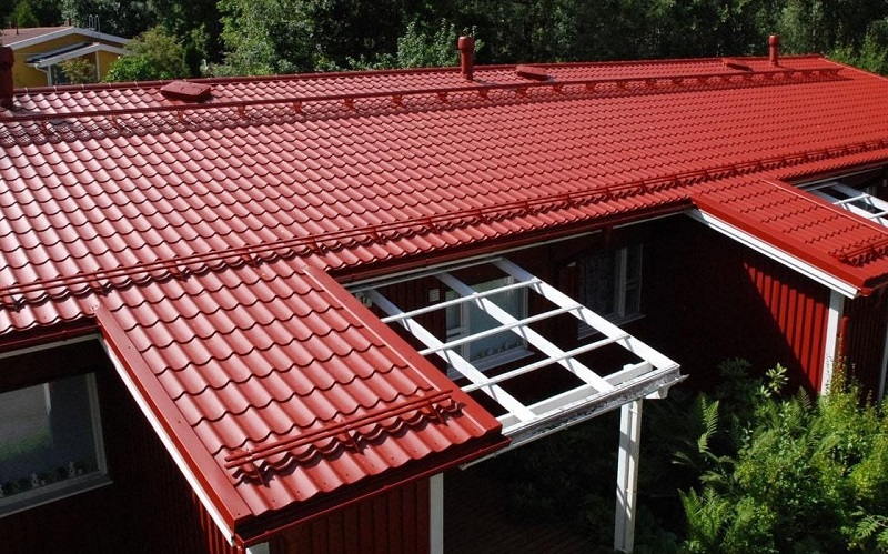 Mẫu mái tôn chống nóng giả ngói đẹp