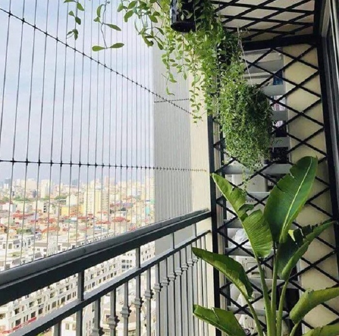 làm chuồng cọp ban công chung cư